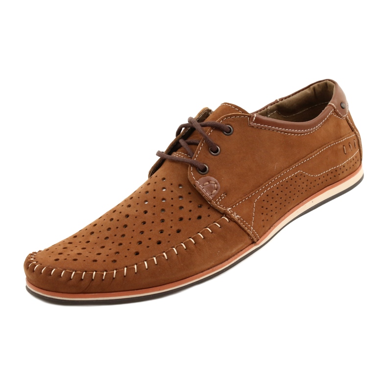 KOMODO Chaussures homme mocassins 875 camel d'été brun 6 KOMODO Chaussures homme mocassins 875 camel d'été brun 6