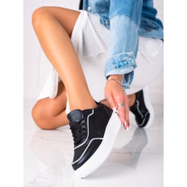 SHELOVET Chaussures de sport noires 1