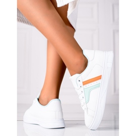 SHELOVET Baskets à la mode blanc 1