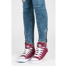 Baskets new age bordeaux rouge 2