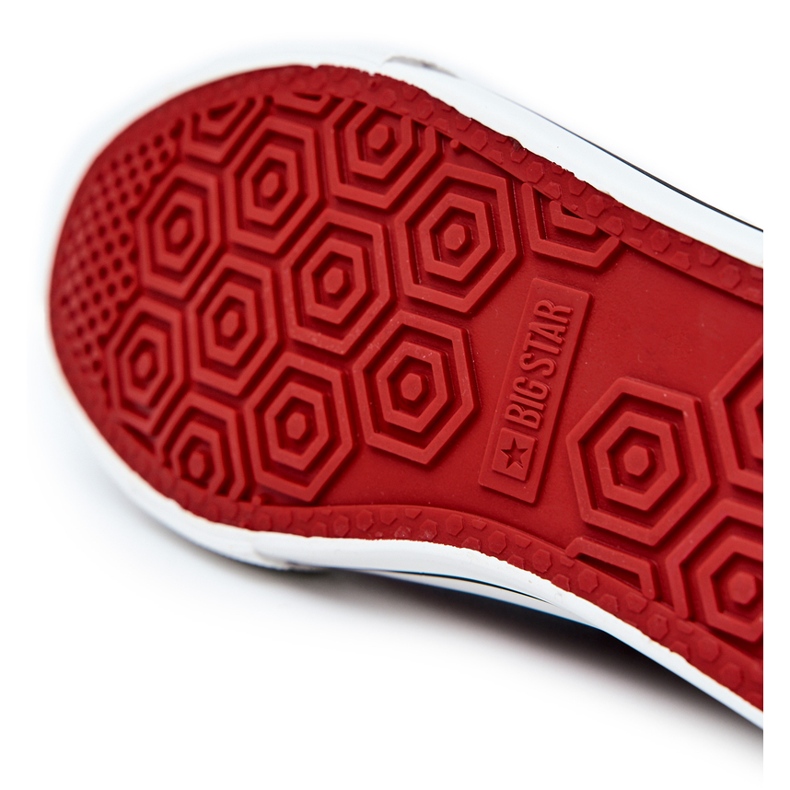 Baskets en cuir pour hommes Big Star JJ174069 Blanc blanche 3