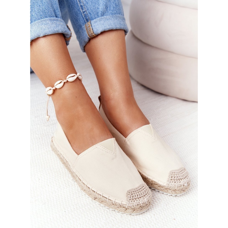 Espadrilles Sur Semelle Tressée Big Star HH274501 Beige 2