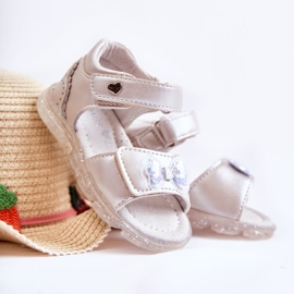 PE1 Sandales confortables pour enfants avec décoration Silver Cayo rose 1 PE1 Sandales confortables pour enfants avec décoration Silver Cayo rose 1