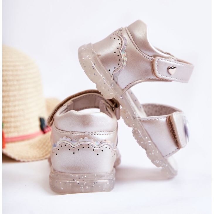 PE1 Sandales confortables pour enfants avec décoration Silver Cayo rose 2 PE1 Sandales confortables pour enfants avec décoration Silver Cayo rose 2