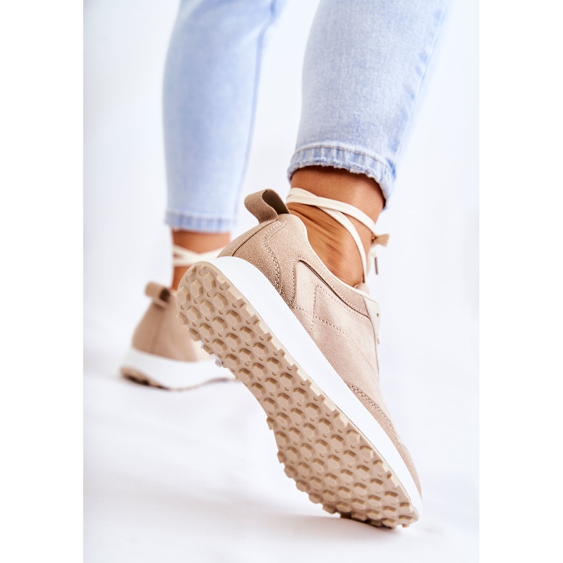PG1 Chaussures de Sport en Daim pour Femme Beige Nayla 2 PG1 Chaussures de Sport en Daim pour Femme Beige Nayla 2