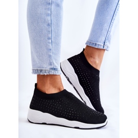 PG1 Chaussures De Sport Pour Femmes Avec Zircon Noir Calsey le noir 2