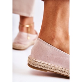 PG1 Espadrilles Slip-on Femme Avec Cubic Zirconia Rose Massal 3