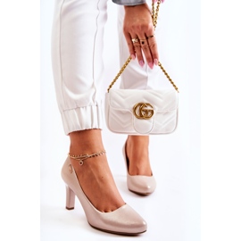 Escarpins Femme Sergio Leone Or Brillant Orsola d'or 1