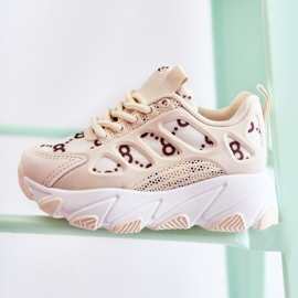 FR1 Chaussures de sport enfant Beige Dalia brun 2