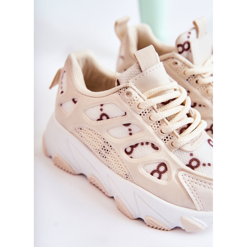 FR1 Chaussures de sport enfant Beige Dalia brun 1