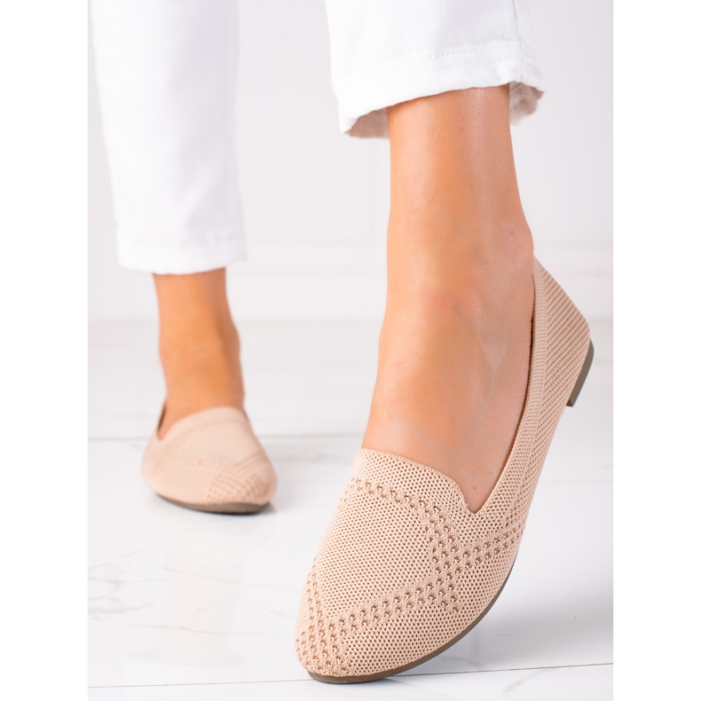W. Potocki Chaussures ajourées Potocki beige 2