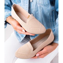 W. Potocki Chaussures ajourées Potocki beige 3
