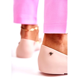 PH1 Ballerine en caoutchouc pour femme Noeud Nude Fergie beige 5