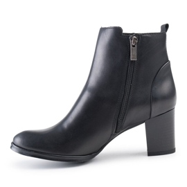 Marco Shoes Bottes en cuir 0599B-001-4 le noir 1 Marco Shoes Bottes en cuir 0599B-001-4 le noir 1