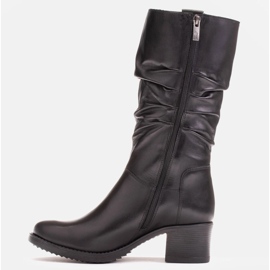 Marco Shoes Bottes en cuir noir 0812b-001-3 le noir 2