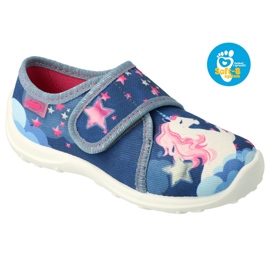 Chaussures pour enfants Befado 560X177 blanc bleu rose 1