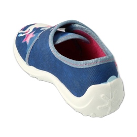 Chaussures pour enfants Befado 560X177 blanche bleu rose 2