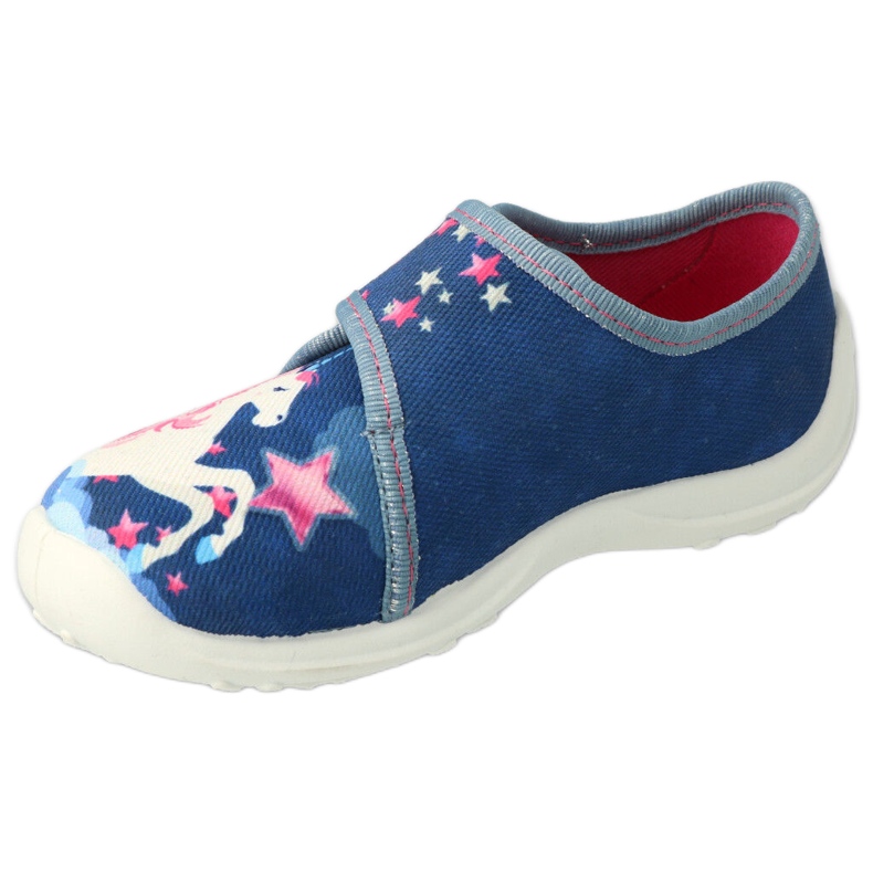 Chaussures pour enfants Befado 560X177 blanche bleu rose 3