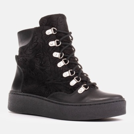 Marco Shoes Bottines pour femmes 1350b-679-001-4 le noir 1