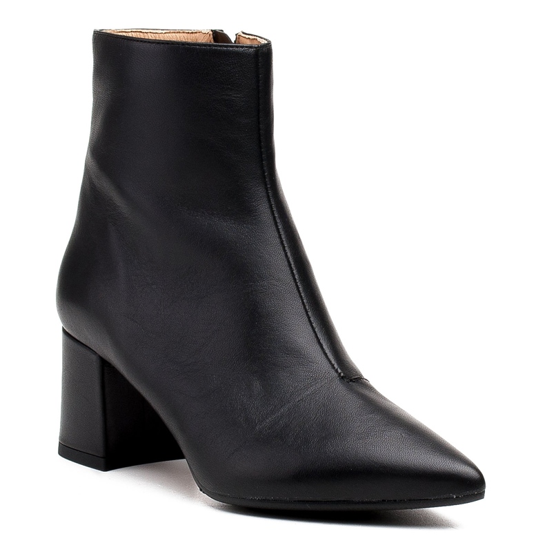 Marco Shoes Bottes noires 1367B en cuir véritable le noir 1