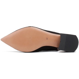 Marco Shoes Sandales en daim noir à jets décoratifs 1