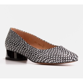 Marco Shoes Ballerines à motifs noir et blanc 1