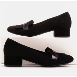 Radoskór Chaussures femmes noires classiques pour un pied plus large le noir 1