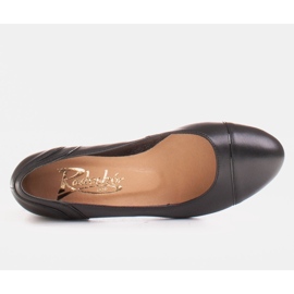 Radoskór Escarpins classiques noirs pour femmes pour un pied plus large 1