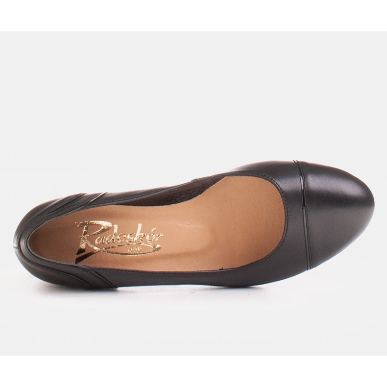 Radoskór Escarpins classiques noirs pour femmes pour un pied plus large 1