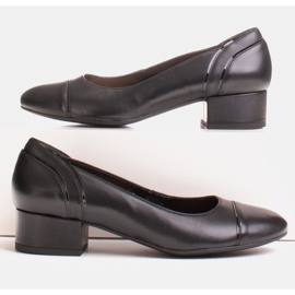Radoskór Escarpins classiques noirs pour femmes pour un pied plus large le noir 4
