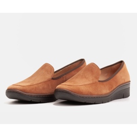 Radoskór Chaussures compensées basses confortables pour un pied plus large brun 3