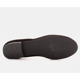 Marco Shoes Ballerines en cuir suédé noir 1