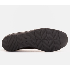 Radoskór Mocassins confortables à coupe basse sur un coin bas pour un pied plus large d'or 4