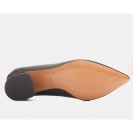 Marco Shoes Escarpins en cuir noir à motif floral le noir 1 Marco Shoes Escarpins en cuir noir à motif floral le noir 1