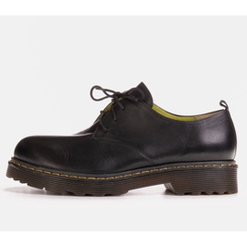 Marco Shoes Chaussures femme noires sur fond transparent épais 1