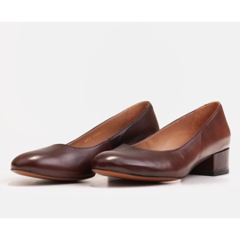 Radoskór Escarpins marron classiques pour femmes pour un pied plus large brun 3