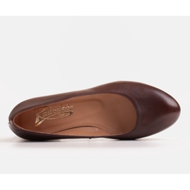 Radoskór Escarpins marron classiques pour femmes pour un pied plus large brun 4