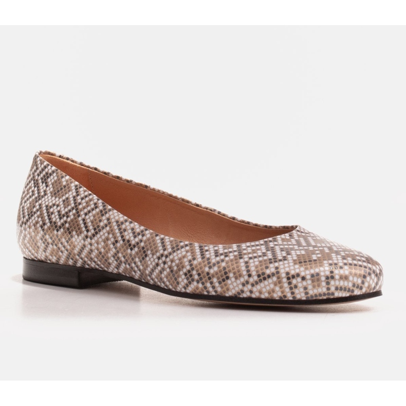 Marco Shoes Ballerines en peau de chamois beige 1 Marco Shoes Ballerines en peau de chamois beige 1