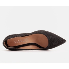 Marco Shoes Escarpins élégants en peau de chamois le noir 5