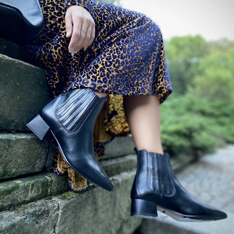 Marco Shoes Bottes chaudes et élégantes avec caoutchouc élastique dans la tige noir 2