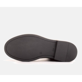 Marco Shoes Bottines plates en cuir avec isolation avec une large tige en caoutchouc brun 7