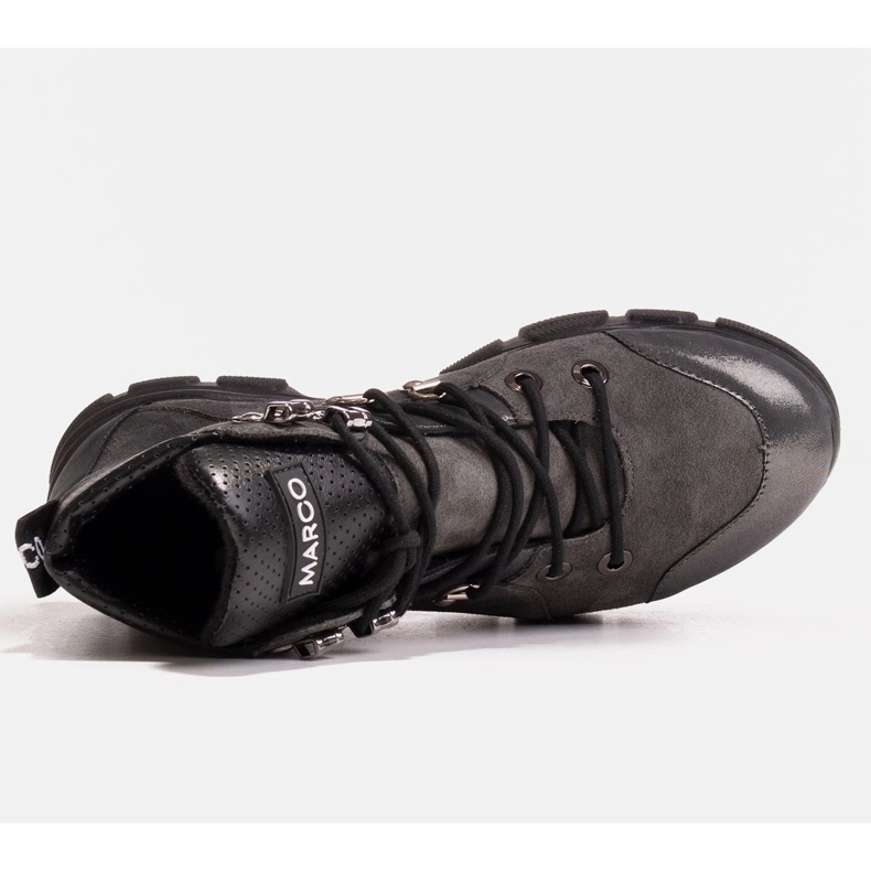 Marco Shoes Bottes de sport pour femmes avec une légère isolation automne-hiver gris 1