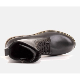 Marco Shoes Bottines hautes, bottines nouées sur une semelle translucide le noir 6