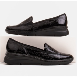 Radoskór Mocassins femme noirs confortables pour un pied plus large 1