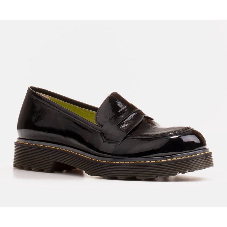 Marco Shoes Chaussures femme noires sur fond transparent épais 1