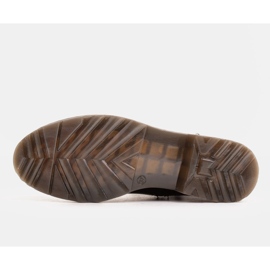 Marco Shoes Bottines hautes, bottines nouées sur une semelle translucide le noir 9