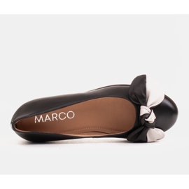 Marco Shoes Chaussures basses confortables avec un coin caché le noir 6