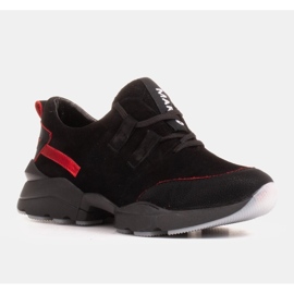 Marco Shoes Baskets de sport en daim naturel de haute qualité le noir 1 Marco Shoes Baskets de sport en daim naturel de haute qualité le noir 1