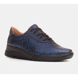 Radoskór Chaussures femme bleues confortables pour un pied plus large 2
