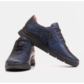 Radoskór Chaussures femme bleues confortables pour un pied plus large 4